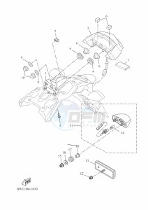 XTZ690 TENERE 700 (BHL9) drawing TAILLIGHT