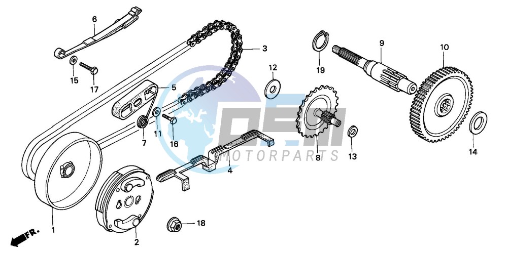 CLUTCH/DRIVE CHAIN/ FINAL GEAR