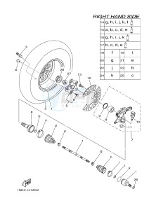 YFM550FWA YFM5FGD GRIZZLY 550 (1NP8) drawing FRONT WHEEL 2