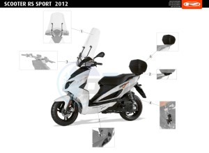 RS-SPORT-WHITE 50 drawing ACCESSOIRIES - STICKERS SET