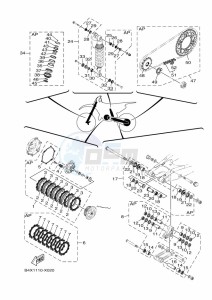 YZ125 (B4X2) drawing MAINTENANCE PARTS KIT