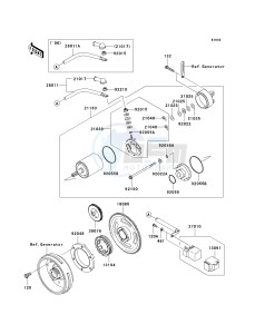 KVF 650 D ([BRUTE FORCE 650 4X4] (D6F-D9F) D6F drawing STARTER MOTOR-- D6F_D7F_D8F- -