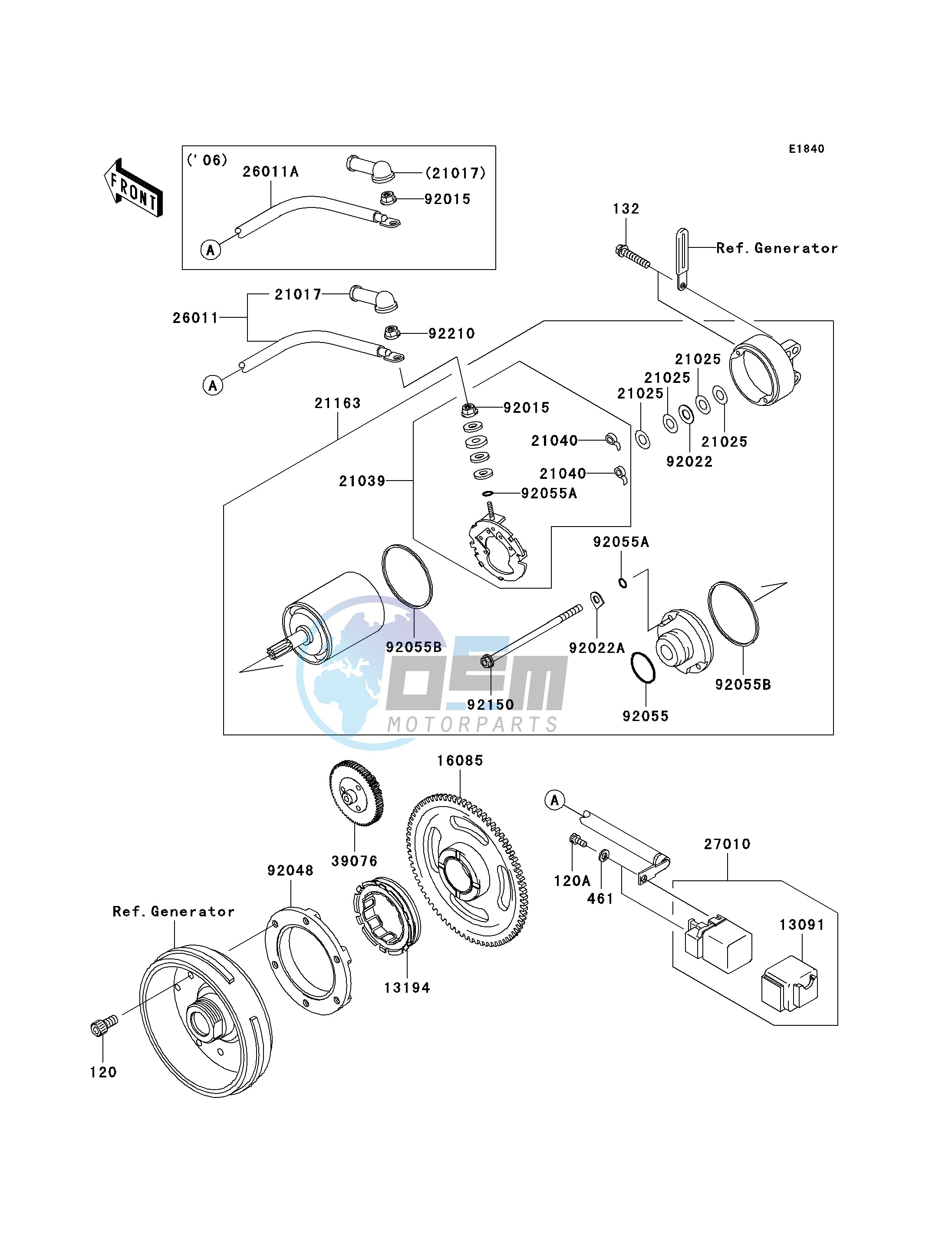 STARTER MOTOR-- D6F_D7F_D8F- -