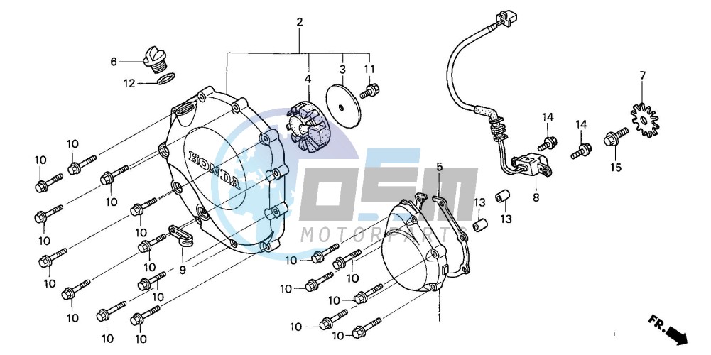 RIGHT CRANKCASE COVER