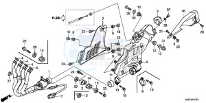 CBR1000RRE Fireblade 2ED drawing EXHAUST MUFFLER (CBR1000RRE/ RAE/ CBR1000S/ SA)