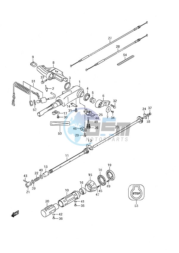 Tiller Handle