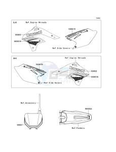 KX 450 D [KX450F] (D7F) D7F drawing DECALS