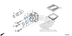 TRX420FE1F TRX420 Europe Direct - (ED) drawing OIL PUMP (TRX420FE1/ FM1/ FM2/ TE1/ TM1)