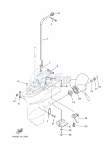 F15CES drawing PROPELLER-HOUSING-AND-TRANSMISSION-2