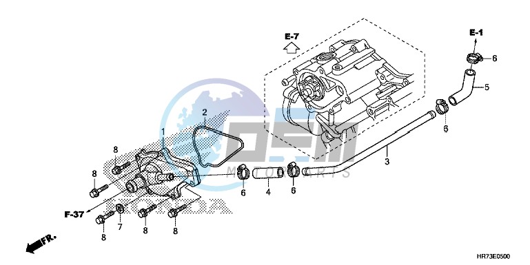 WATER PUMP COVER