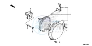 TRX680FAG Wave 110 - AFS110 UK - (E) drawing RECOIL STARTER