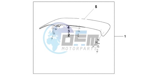 TOP BOX SPOILER DIGITAL SILVER