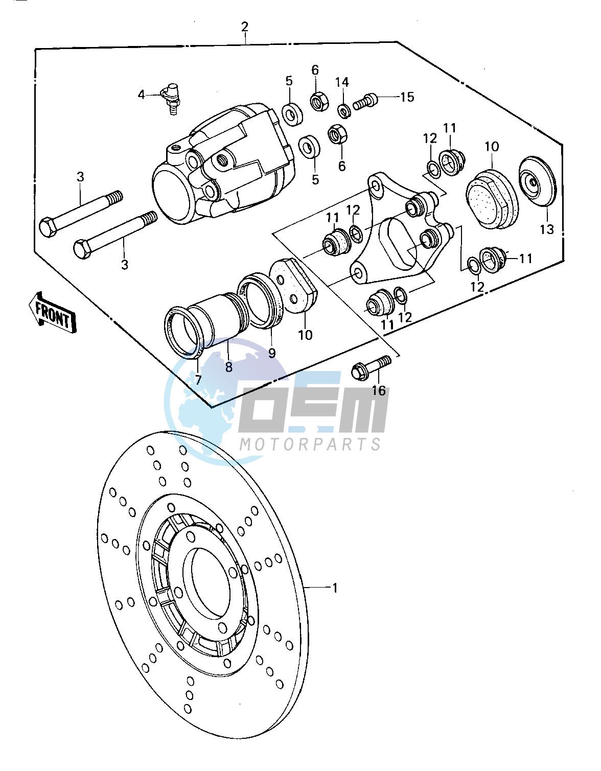 FRONT BRAKE -- 80 A1- -