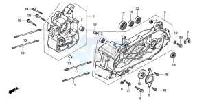 SH150 125 drawing CRANKCASE