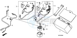 CB600FAA Europe Direct - (ED / ABS 25K) drawing BATTERY