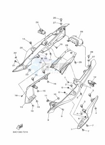 MT-07 ABS MTN690-A (B4CH) drawing SIDE COVER