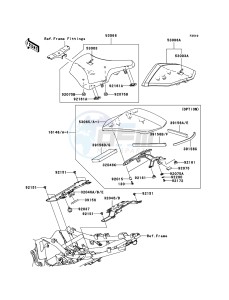 Z750_ABS ZR750M9F GB XX (EU ME A(FRICA) drawing Seat