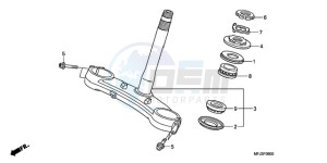 CBR600RR9 UK - (E / MK) drawing STEERING STEM