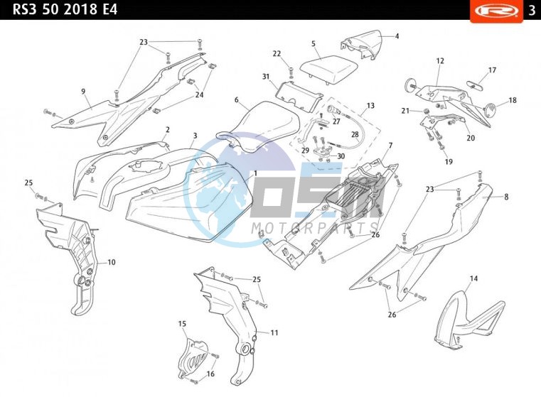 REAR PLASTICS - COVERS