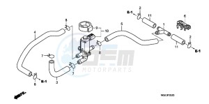 VFR1200FC drawing AIR INJECTION CONTROLVALVE