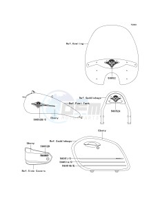 VN 1600 G [VULCAN 1600 NOMAD] (6F) G6F drawing DECALS-- EBONY- -