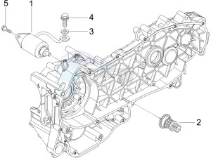 Granturismo 200 L UK drawing Starter - Electric starter