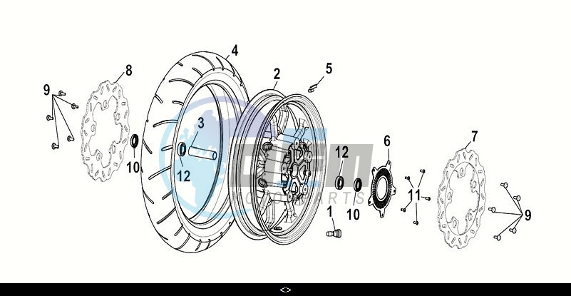 FR. CAST WHEEL