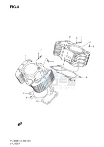 VL1500 BT drawing CYLINDER