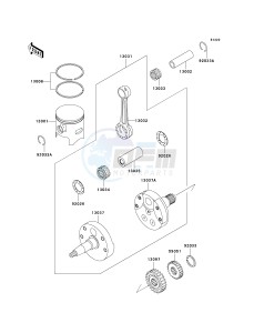 KX 250 M (M1) drawing CRANKSHAFT_PISTON-- S- -