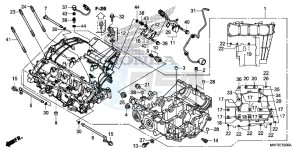 CBR1000RAH 2ED - (2ED) drawing CRANKCASE