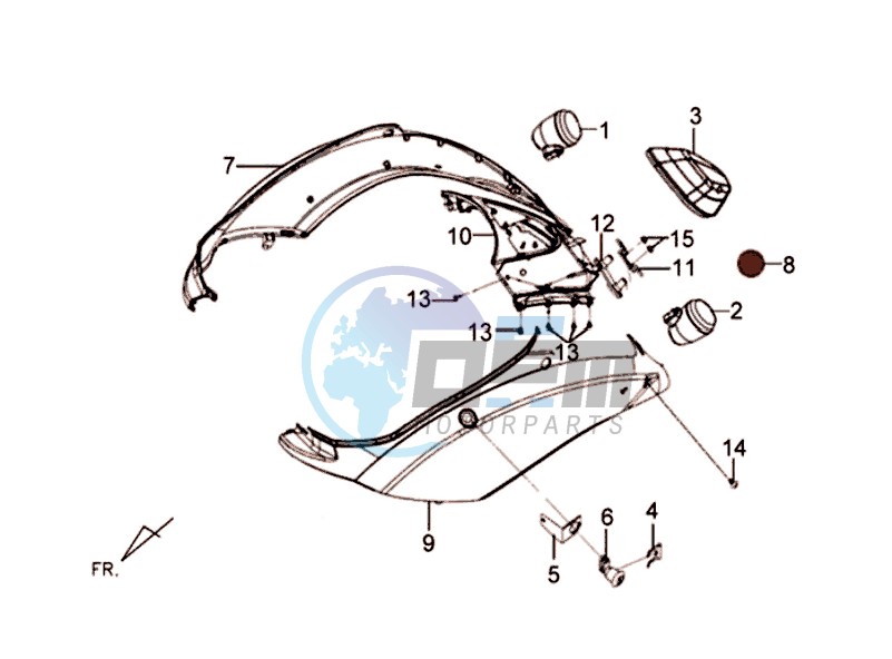 COWLING / TAIL LIGHT / INDICATORS