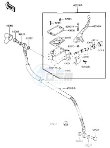 EN 450 A [454 LTD] (A1-A5) [454 LTD] drawing FRONT MASTER CYLINDER