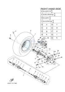 YXZ1000R YXZ10YEXJ YXZ1000R (B0FA) drawing REAR WHEEL 2