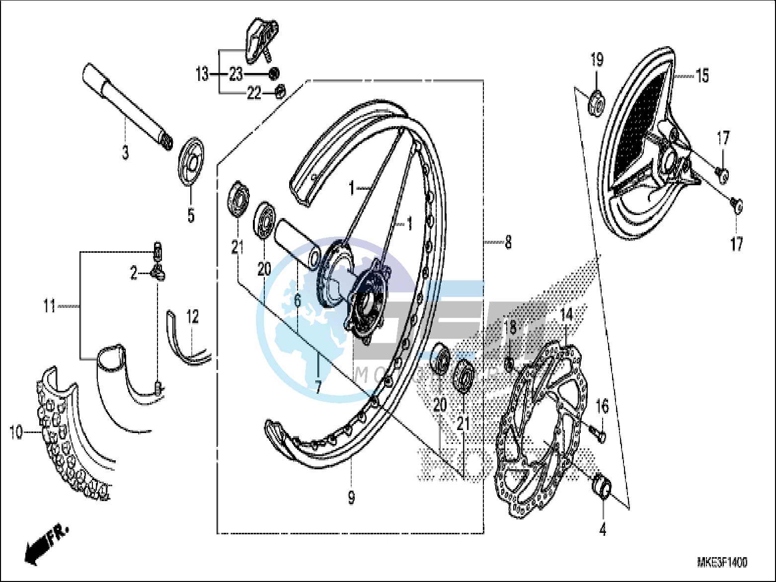 FRONT WHEEL