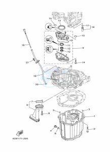 F300CETX drawing VENTILATEUR-DHUILE