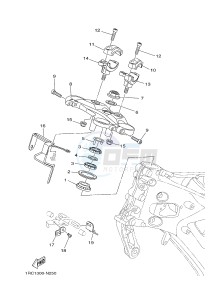 MT09A MT09 ABS 900 (2DRH) drawing STEERING