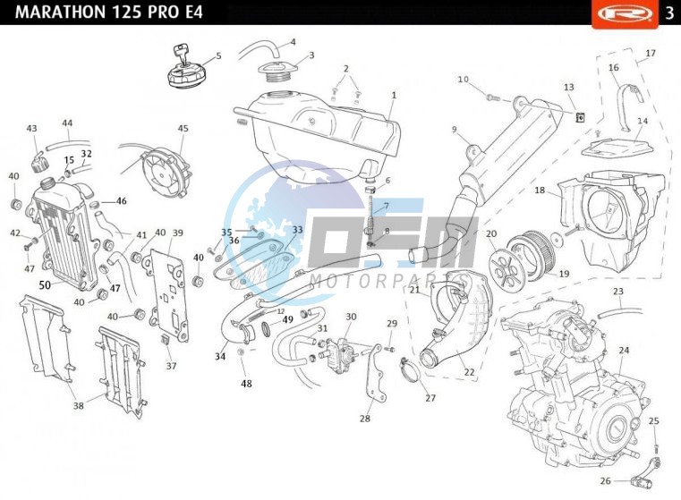 TANK-EXHAUST-RADIATOR