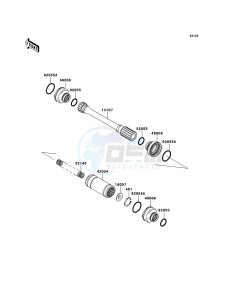 KVF750_4X4_EPS KVF750HCS EU drawing Drive Shaft-Propeller