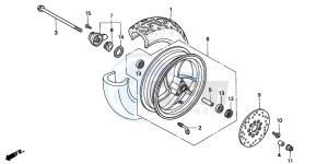 SFX50 drawing FRONT WHEEL (1)