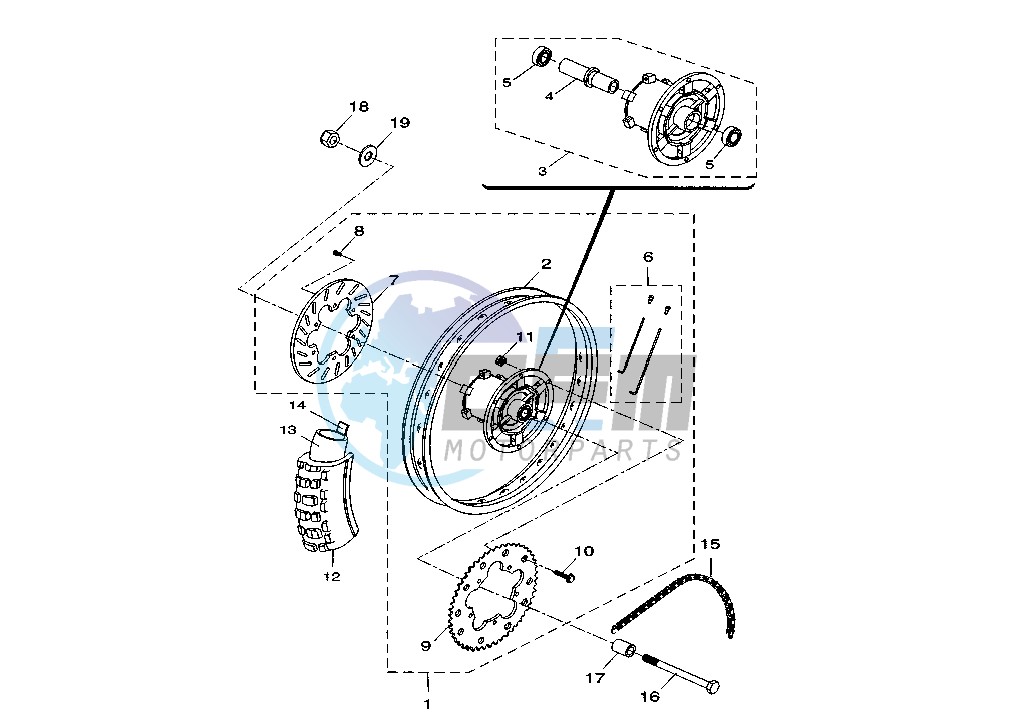 REAR WHEEL ENDURO