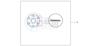 CB600FA39 Australia - (U) drawing CRANKCASE *R320P*