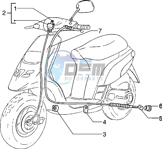 Transmissions-Rear brake-speedometr (kms)