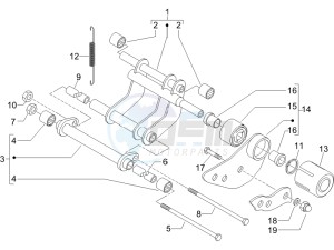 Runner 125 VX 4t SC e3 drawing Swinging arm