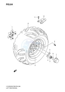 LT-A700X (P28-P33) drawing LEFT REAR WHEEL