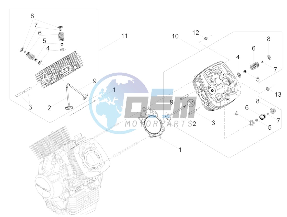 Cylinder head - valves