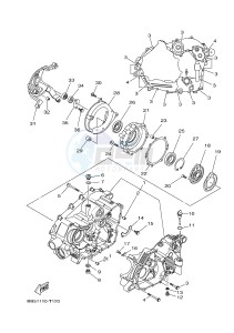 YFM450FWB YFM45KDXJ KODIAK 450 (BJ53) drawing CRANKCASE