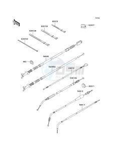 KVF 360 A [PARAIRIE 360 4X4] (A1-A3) PRAIRIE 360 4X4] drawing CABLES