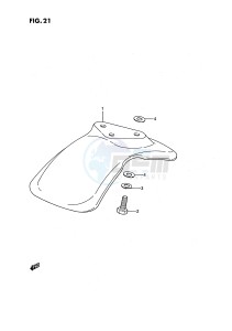 JR50 (P3) drawing FRONT FENDER