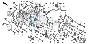 TRX680FAE TRX680 Europe Direct - (ED) drawing REAR CRANKCASE COVER