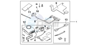 CB600F39 Spain - (SP / ST) drawing KIT ALARM SYS